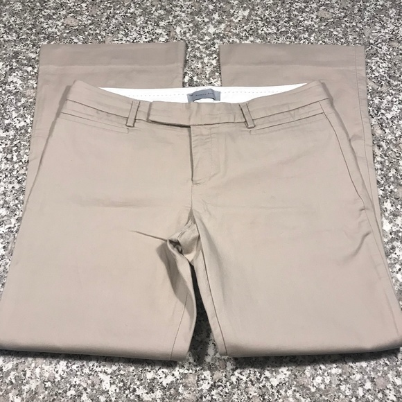 GAP Pants - GAP Modern Boot Tan Dress Pants Size 6A